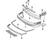 1993 Chevy Corsica Bumper Diagram - 10046800