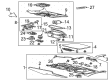 2022 Chevy Camaro Brake Shoe Diagram - 22857907