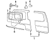 1992 Chevy Lumina APV Door Moldings Diagram - 10201172