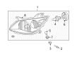 2002 Chevy Prizm Forward Light Harness Connector Diagram - 94857191