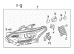 Chevy Traverse Turn Signal Light Connector Diagram - 23242351