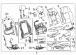 Cadillac CTS Seat Cushion Pad Diagram - 23311312