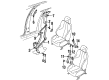 1998 Pontiac Grand Am Seat Belt Diagram - 12534899