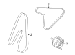 2008 Saturn Astra Drive Belt Diagram - 55350420