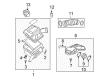 Hummer Air Filter Box Diagram - 25940117