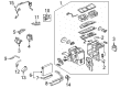 Cadillac STS Blend Door Actuator Diagram - 89023388