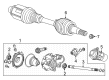 2021 Cadillac CT5 Axle Shaft Diagram - 84422105