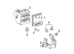 Saturn ABS Control Module Diagram - 22691090