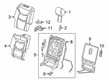 2024 Cadillac XT6 Seat Cushion Pad Diagram - 84803630