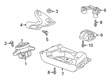 2020 Cadillac CT6 Engine Mount Bracket Diagram - 84329420