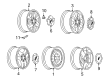 2004 Buick Rainier Spare Wheel Diagram - 9593405