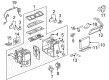 Cadillac CTS A/C Expansion Valve Diagram - 25740393