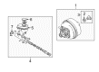 Cadillac CTS Brake Master Cylinder Diagram - 22797526