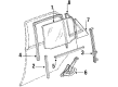 Pontiac LeMans Door Striker Diagram - 7978459