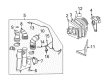 2005 Buick Rendezvous Camshaft Position Sensor Diagram - 12592250