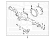 2006 Buick Rainier Axle Shaft Diagram - 15842174