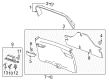 2017 GMC Acadia Body Mount Hole Plug Diagram - 23334687