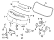 2015 Cadillac ATS Door Handle Diagram - 22892816