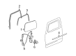 2009 Hummer H3T Door Seal Diagram - 15857164