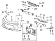 2019 Chevy Camaro Bumper Diagram - 84380527