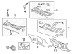 2016 Chevy Traverse Weather Strip Diagram - 22856052