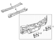 Buick Cascada Floor Pan Diagram - 13418911