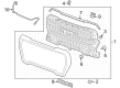 2021 GMC Sierra 1500 Weather Strip Diagram - 23377082