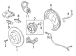 2023 GMC Terrain Wheel Hub Diagram - 13547479