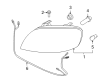 2010 Pontiac G3 Headlight Diagram - 96859972