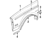 Buick Regal Emblem Diagram - 25513264