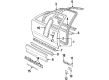 Buick Skylark Weather Strip Diagram - 22579004