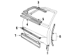 1991 Cadillac Eldorado Door Moldings Diagram - 20635603