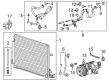 2021 Chevy Camaro A/C Hose Diagram - 23493486