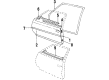 Buick Century Weather Strip Diagram - 17991810