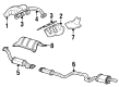 2000 Oldsmobile Intrigue Catalytic Converter Diagram - 12561715