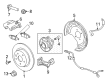 2021 Chevy Trailblazer Brake Backing Plate Diagram - 42480002