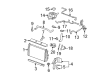 2007 Cadillac DTS Radiator Diagram - 25769584