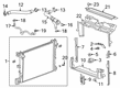 Cadillac CT6 Radiator Diagram - 84551762