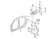 2010 Buick Lucerne Fuel Filler Housing Diagram - 20895785