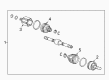 2019 Chevy Bolt EV Axle Shaft Diagram - 42437963