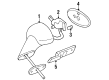 1999 Buick Riviera Side View Mirrors Diagram - 25658063