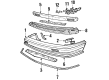 1990 Pontiac Bonneville Bumper Diagram - 12336410