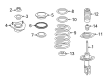 Chevy Impala Limited Shock Absorber Diagram - 23269415