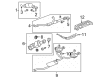 GMC Acadia Tail Pipe Diagram - 15828673