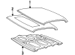 1994 Cadillac DeVille Door Seal Diagram - 25660260