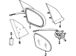 1999 Saturn SC1 Side View Mirrors Diagram - 21170370