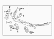 2016 Cadillac ATS Fender Splash Shield Diagram - 22959555