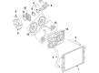 Saturn A/C Condenser Fan Diagram - 89019136