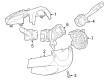 2024 Buick Encore GX Steering Column Cover Diagram - 42800430