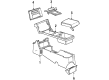 1985 Chevy Camaro Center Console Base Diagram - 10095250